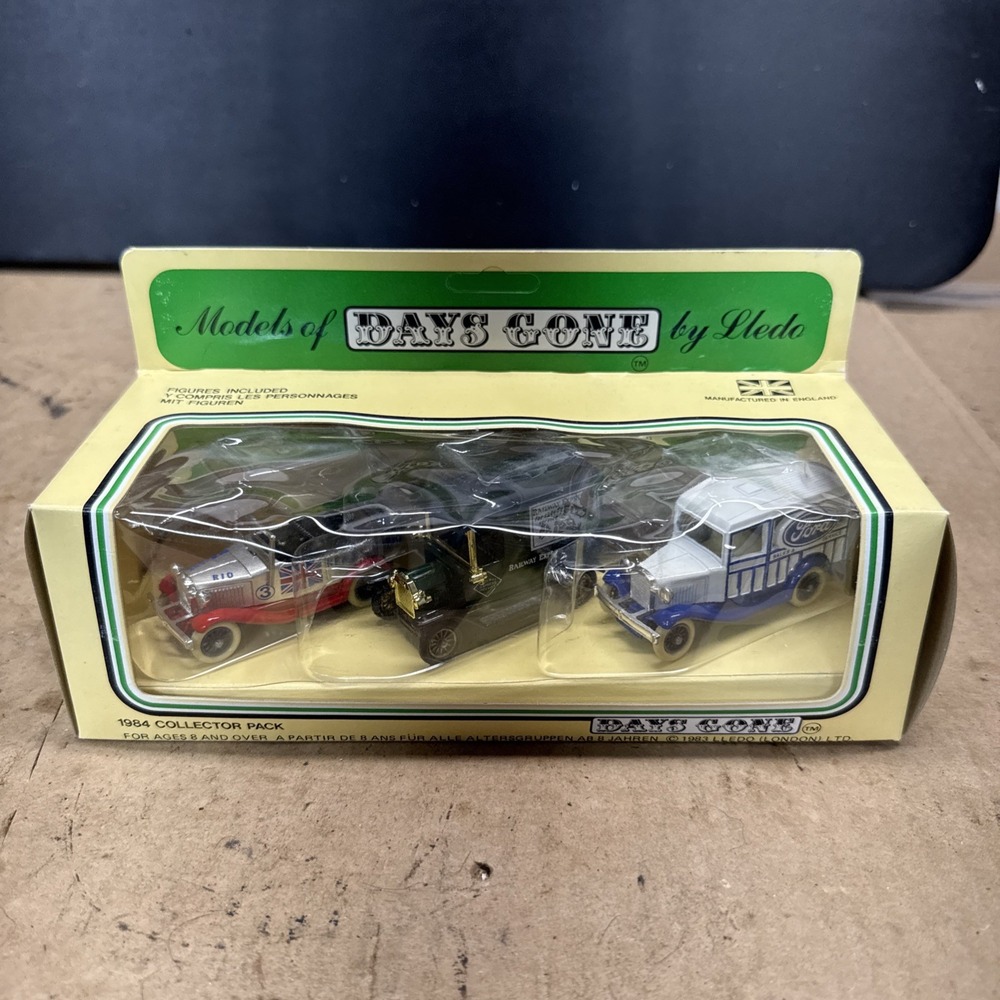 Lledo Models of Days Gone 1984 Collector Pack, 3 Fords - New In Box